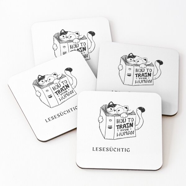 Item preview, "Lesesüchtig" Cute Cat Design designed and sold by RM-Journey.