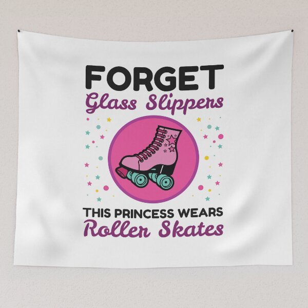 Item preview, Forget Glass Slippers This Princess Wears Roller Skates designed and sold by jaygo.
