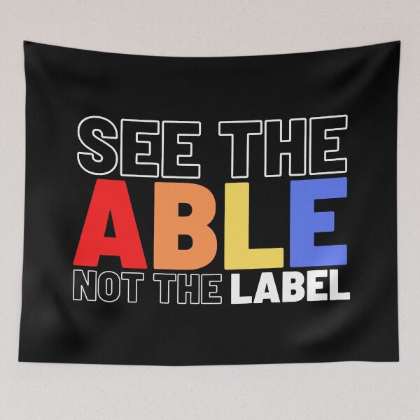 Item preview,  Autism Awareness See The Able Not The Label  designed and sold by SunfullyYours.