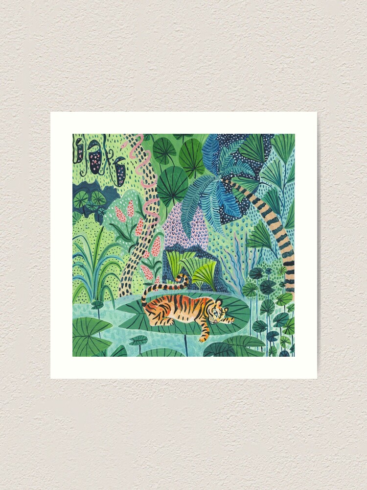 Alternate view of Jungle Tiger Art Print