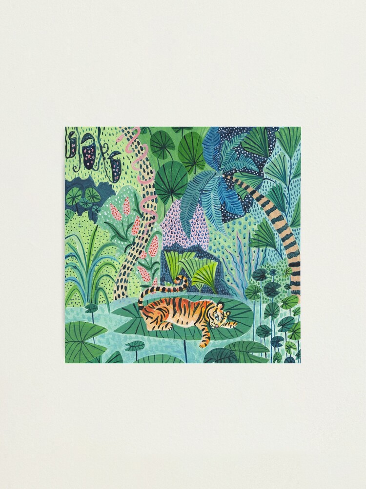 Alternate view of Jungle Tiger Photographic Print