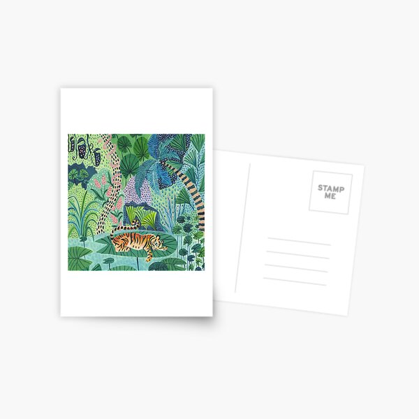 Jungle Tiger Postcard