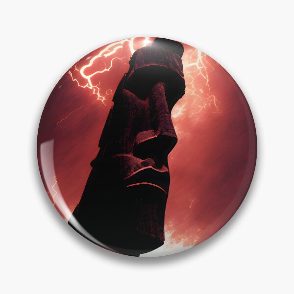 Item preview, An Easter Island Head Statue designed and sold by atangerprints.
