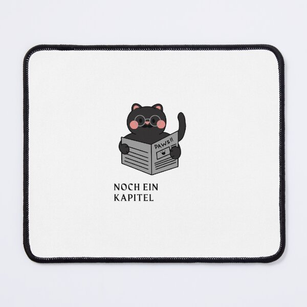 Item preview, "Noch ein Kapitel" Reading Cat Design designed and sold by RM-Journey.