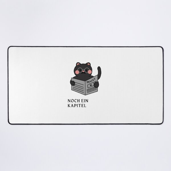 Item preview, "Noch ein Kapitel" Reading Cat Design designed and sold by RM-Journey.
