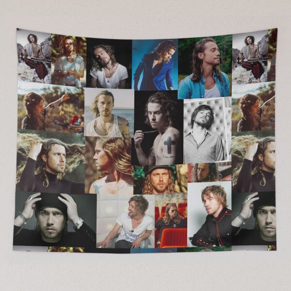 Item preview, Julien Doré French Singer Collage designed and sold by CollageHeaven.