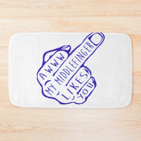 Item preview,  Aww My middle finger likes you Funny designed and sold by artfartzzz.