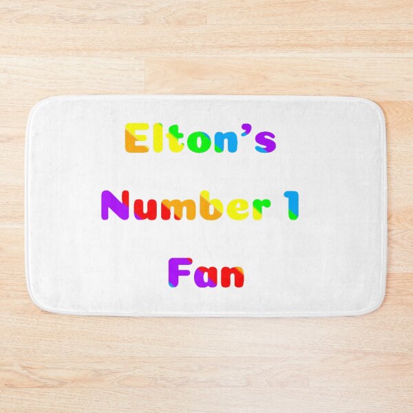 Item preview, Elton's number 1 fan rainbow designed and sold by eltonbiggestfan.