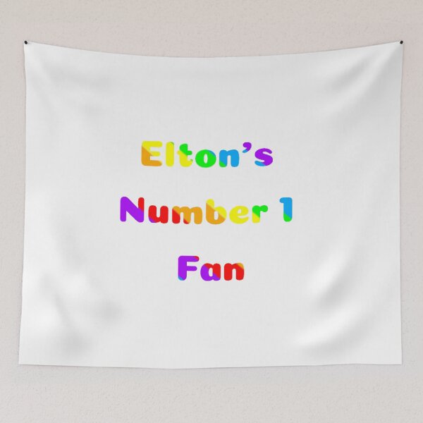 Item preview, Elton's number 1 fan rainbow designed and sold by eltonbiggestfan.