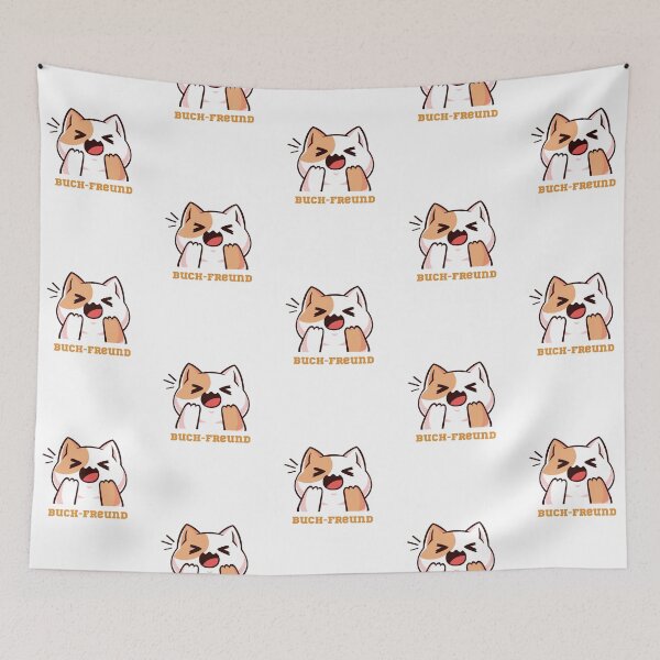 Item preview,  "Buch-Freund" Cute Cat Design designed and sold by RM-Journey.