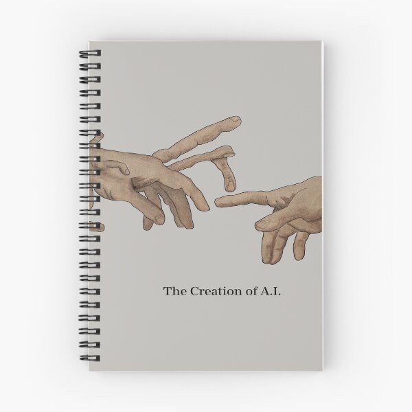 Item preview, The Creation of A.I. | Hands only, with text designed and sold by BugCreative.