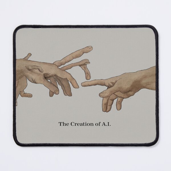 Item preview, The Creation of A.I. | Hands only, with text designed and sold by BugCreative.