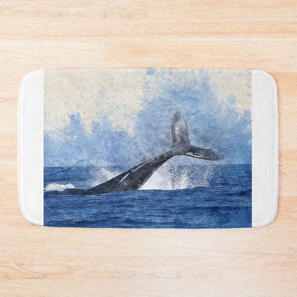 Item preview, Descending Giant: Whale Art designed and sold by RedArtG09.
