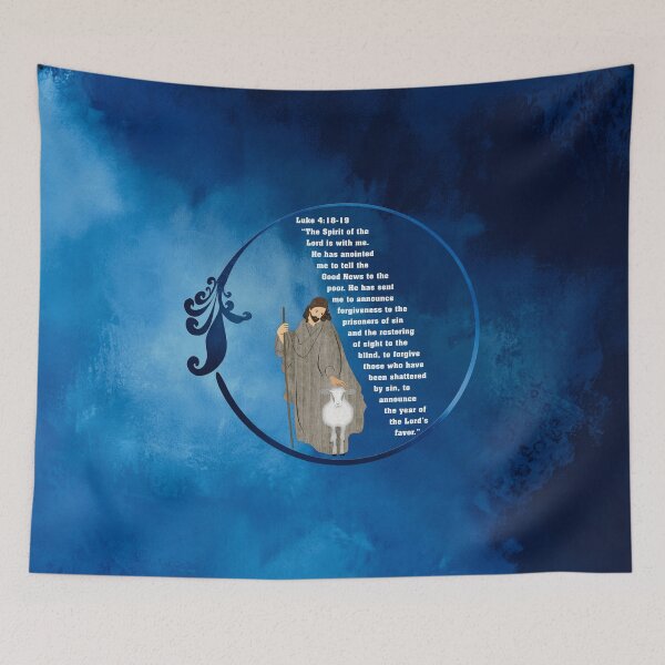 Item preview, Jesus of Nazareth the Good Shepherd designed and sold by Janet Carlson.