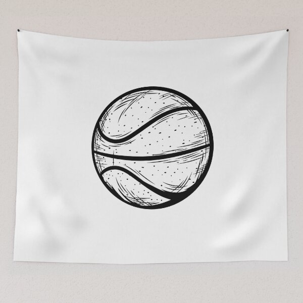Item preview, drawn basketball designed and sold by DerSenat.