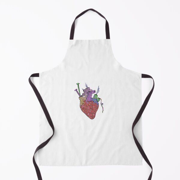 Item preview, rainbow knit heart designed and sold by daisyink.
