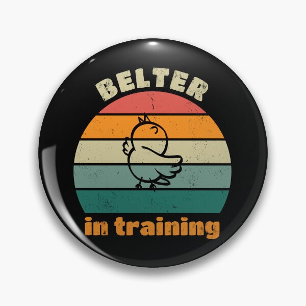 Item preview, Belter in training - retro distressed  designed and sold by Line2Rhyme.