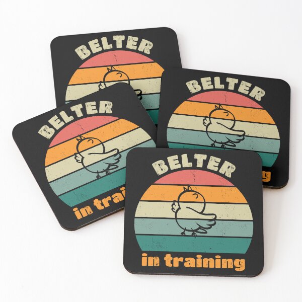 Item preview, Belter in training - retro distressed  designed and sold by Line2Rhyme.