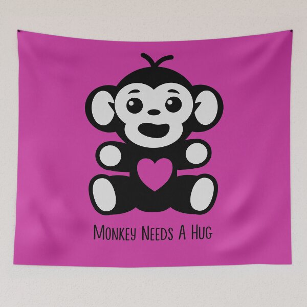 Item preview, Monkey Needs A Hug designed and sold by RogueDroid.