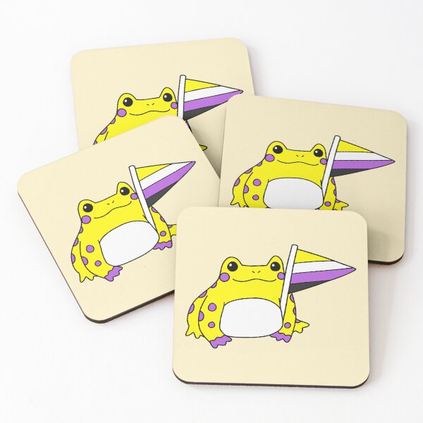 Item preview, Nonbinary Pride Frog designed and sold by everything4eva.