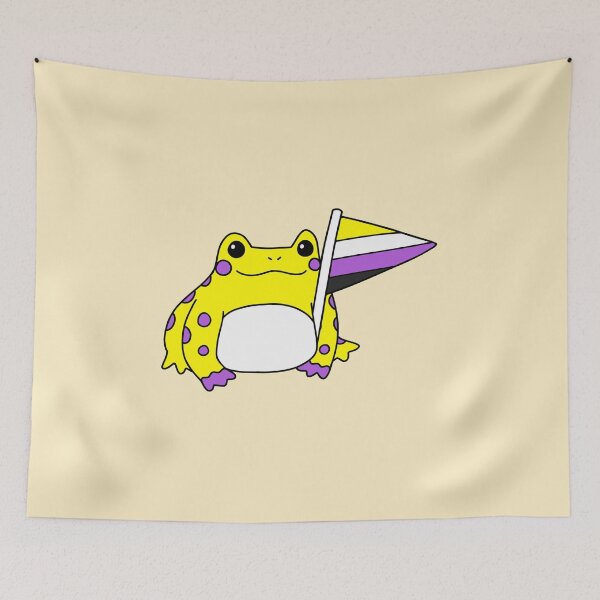 Item preview, Nonbinary Pride Frog designed and sold by everything4eva.