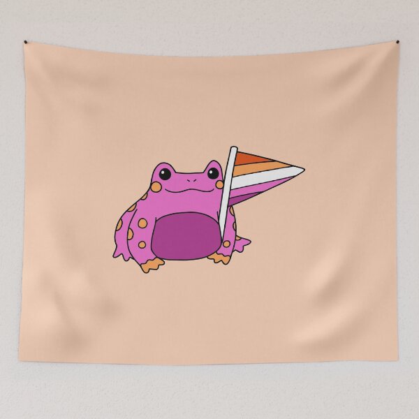Item preview, Lesbian Pride Frog designed and sold by everything4eva.