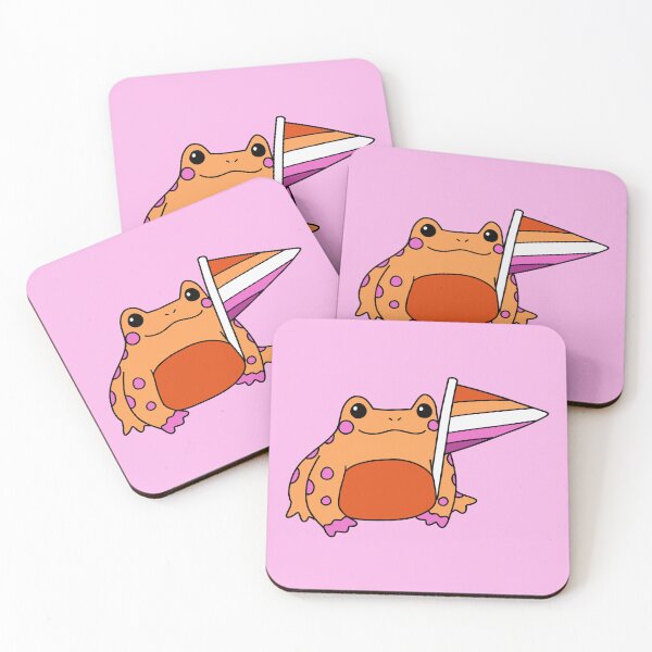 Item preview, Lesbian Pride Frog designed and sold by everything4eva.