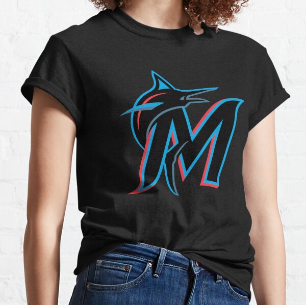 Jazz Chisholm Miami Marlins baseball head cartoon funny T-shirt