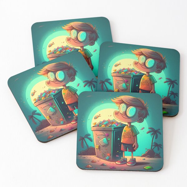 Item preview, colorful cartoon kid with a glows smiling designed and sold by Richstd.
