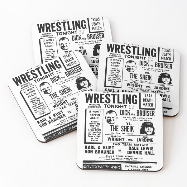 Item preview, Dick the Bruiser vs. The Sheik Advertisement for Detroit Big Time Wrestling designed and sold by The Irish Whip.