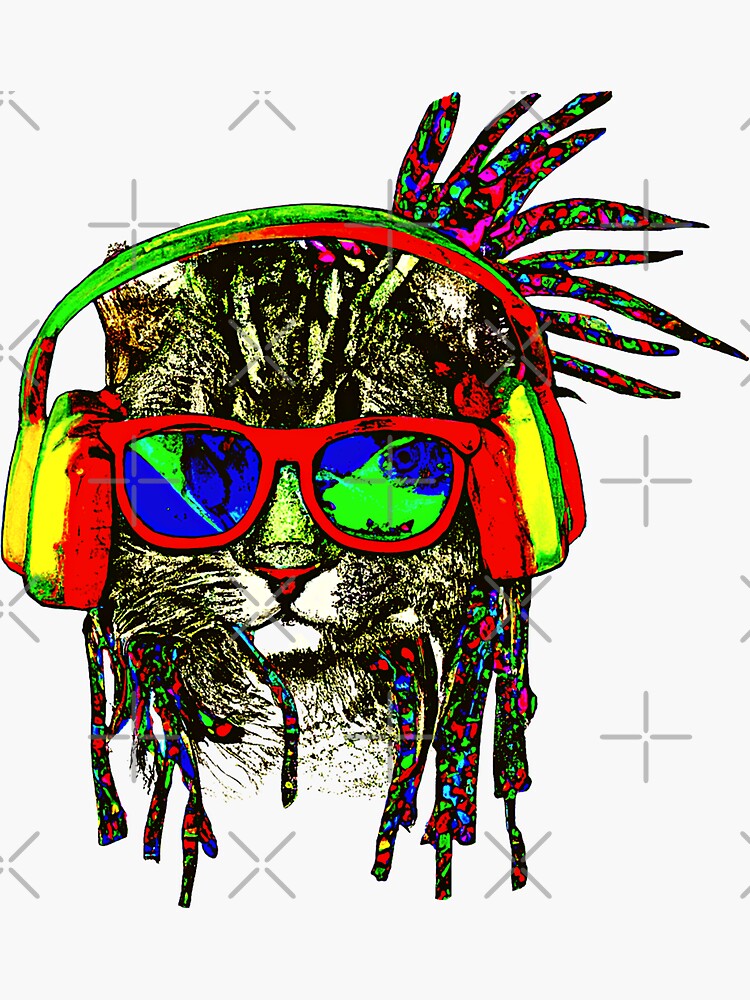 "Cat Wearing Headphones, Cat With Sunglasses EPIC BRUH Originals 2023