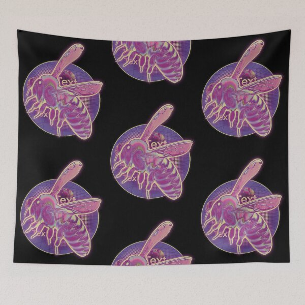 Item preview, Bee Text“ designed and sold by BandArtShop.