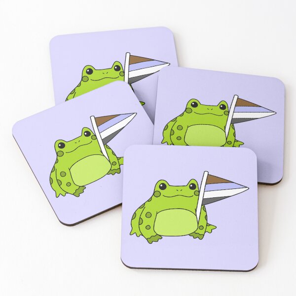 Item preview, Gender Apathetic Pride Frog designed and sold by everything4eva.