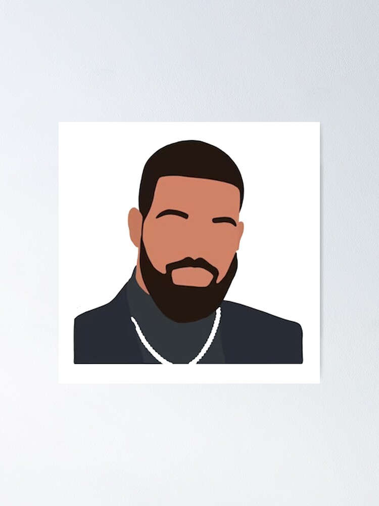 Drake Face Art Poster for Sale by endrymaraya