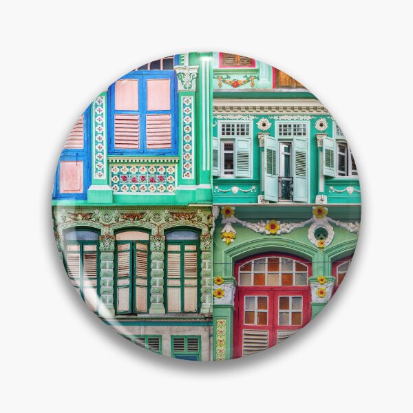 Item preview, Singapore, Heritage Shophouses of Singapore, In GREEN designed and sold by John Seaton Callahan.