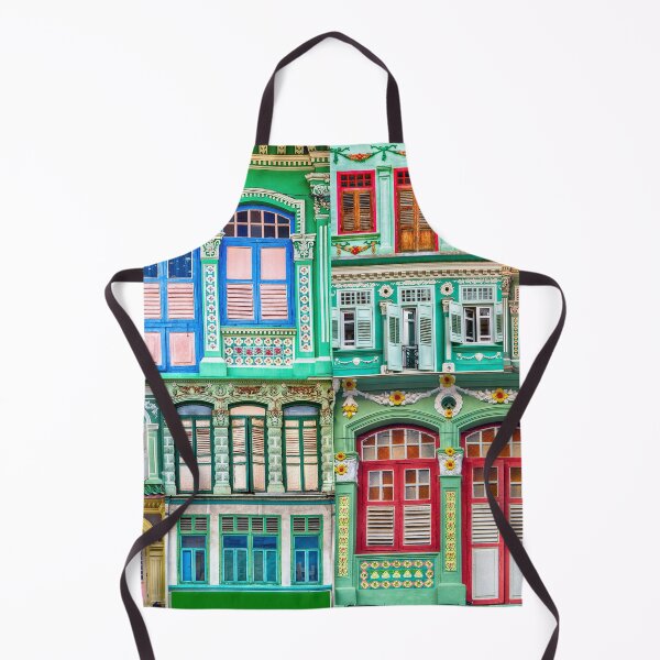Item preview, Singapore, Heritage Shophouses of Singapore, In GREEN designed and sold by John Seaton Callahan.