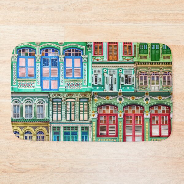 Item preview, Singapore, Heritage Shophouses of Singapore, In GREEN designed and sold by John Seaton Callahan.