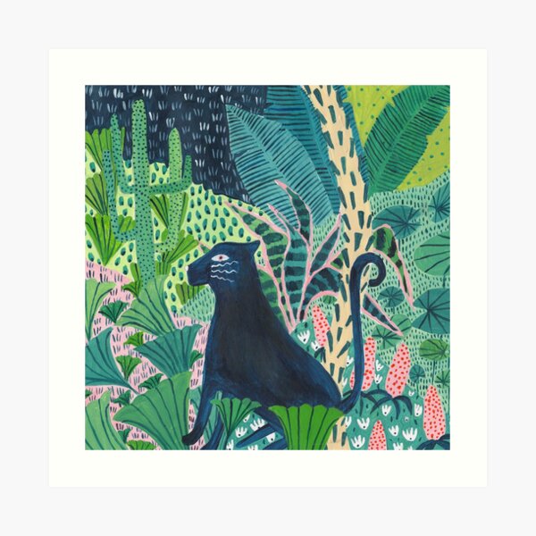 Jungle Jaguar Art Print