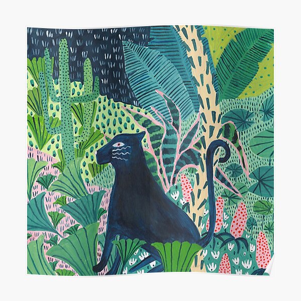 Jungle Jaguar Poster