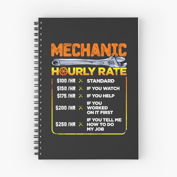 Item preview, mechanic hourly rate designed and sold by Ric Gilar.
