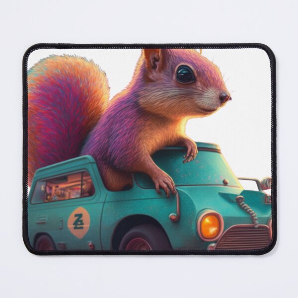 Item preview, A cute squirrel driving a stolen car goes very designed and sold by Richstd.