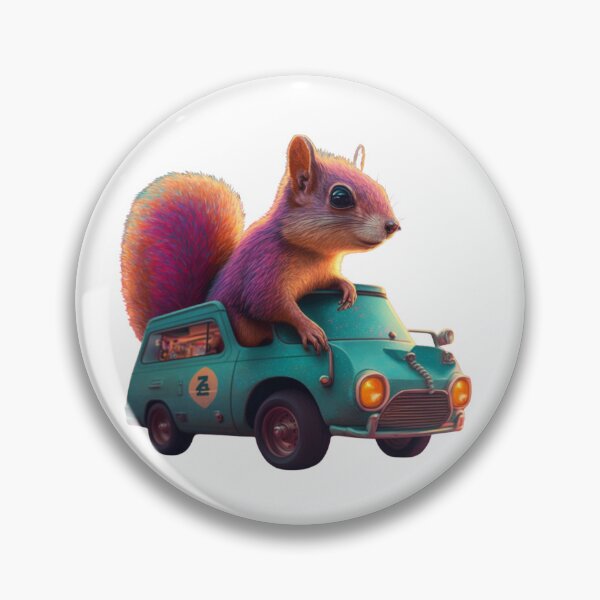 Item preview, A cute squirrel driving a stolen car goes very designed and sold by Richstd.