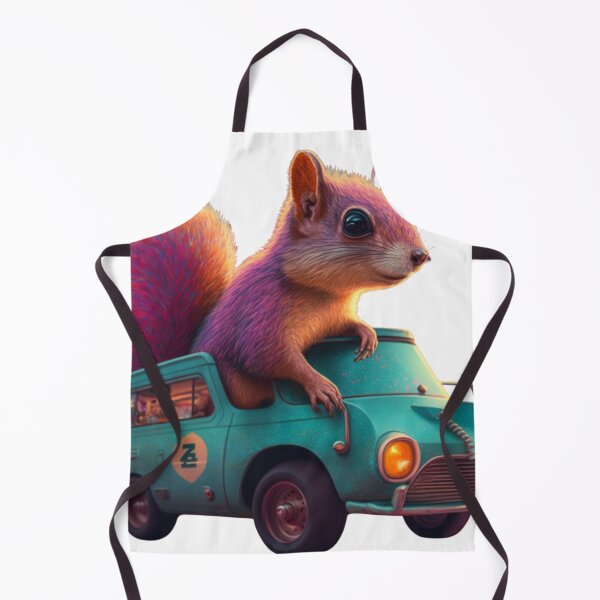 Item preview, A cute squirrel driving a stolen car goes very designed and sold by Richstd.