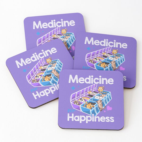 Item preview, cats - happiness medicine designed and sold by Ric Gilar.