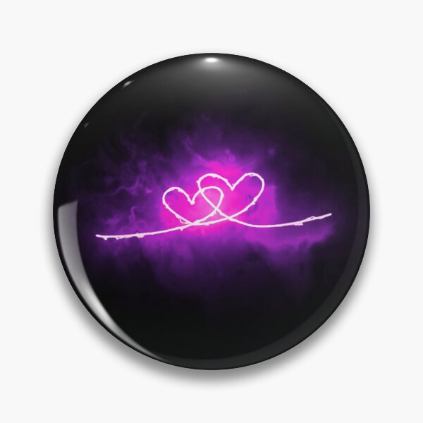 Item preview, Blue & Pink Neon Hearts designed and sold by Cyra26.