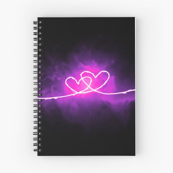Item preview, Blue & Pink Neon Hearts designed and sold by Cyra26.
