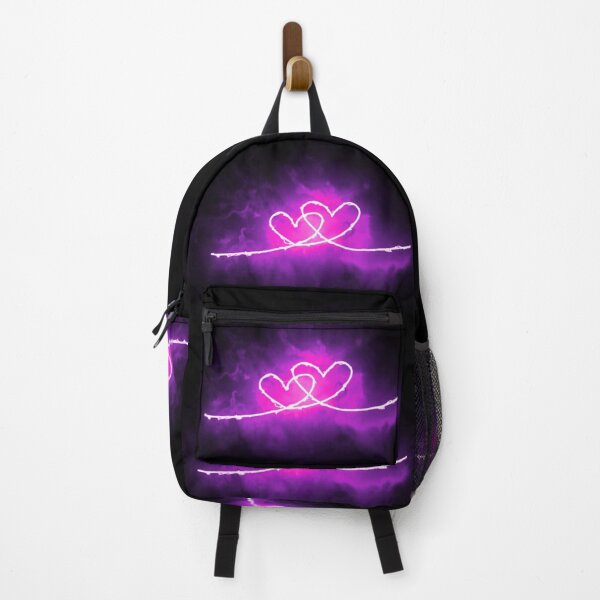 Item preview, Blue & Pink Neon Hearts designed and sold by Cyra26.