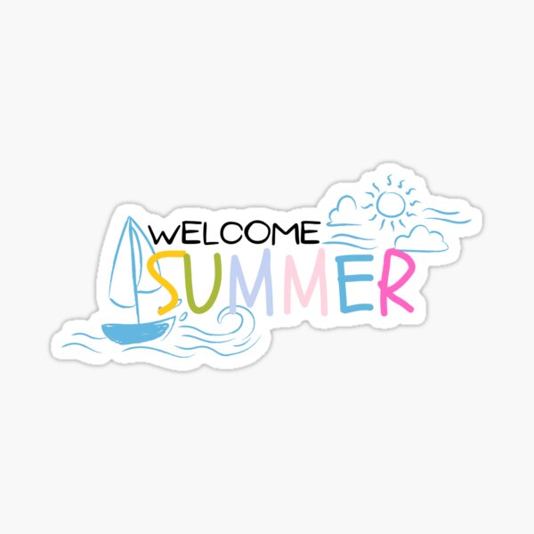 Welcome Summer sticker Sticker