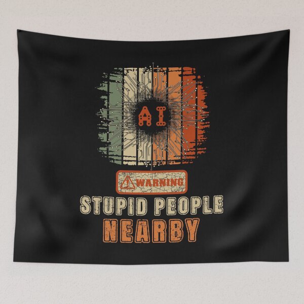 Item preview, Artificial Intelligence extreme irony Sarcastic Funny Robot Quote designed and sold by HomeCoquette.