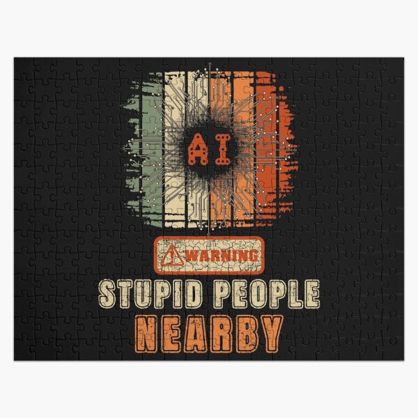 Item preview, Artificial Intelligence extreme irony Sarcastic Funny Robot Quote designed and sold by HomeCoquette.